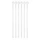 MasterClass Stainless Steel Flat Sided Skewers, Set of 6, 40cm