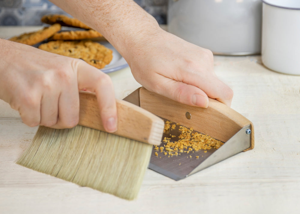Living Nostalgia Tabletop Dustpan & Brush
