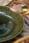 Mikasa Jardin Stoneware Dinner Plates, Set of 4, 27cm, Green image 5