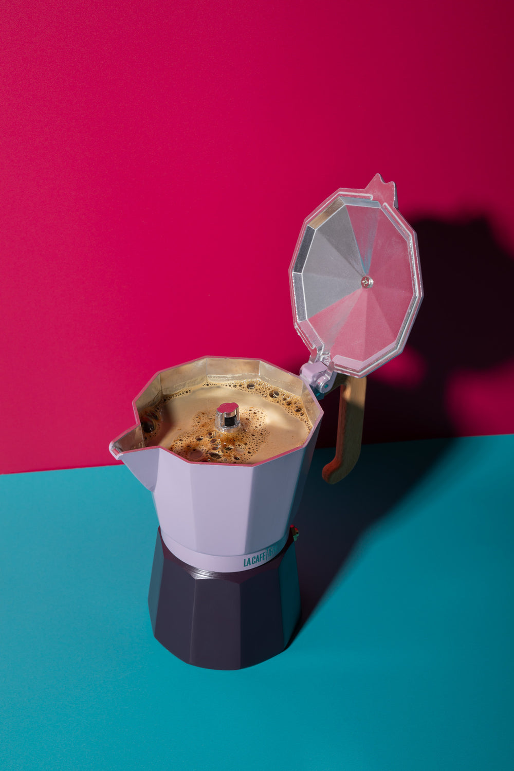 La Cafetière Espresso Pot 3 Cup, Purple