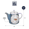 London Pottery Bell-Shaped Teapot with Infuser for Loose Tea - 1 L, Fox image 8