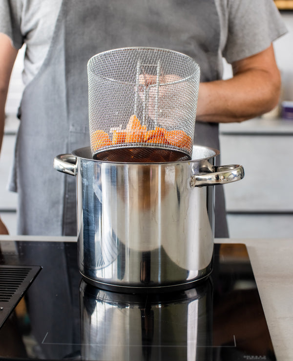 KitchenCraft Tinned Blanching Basket image 5