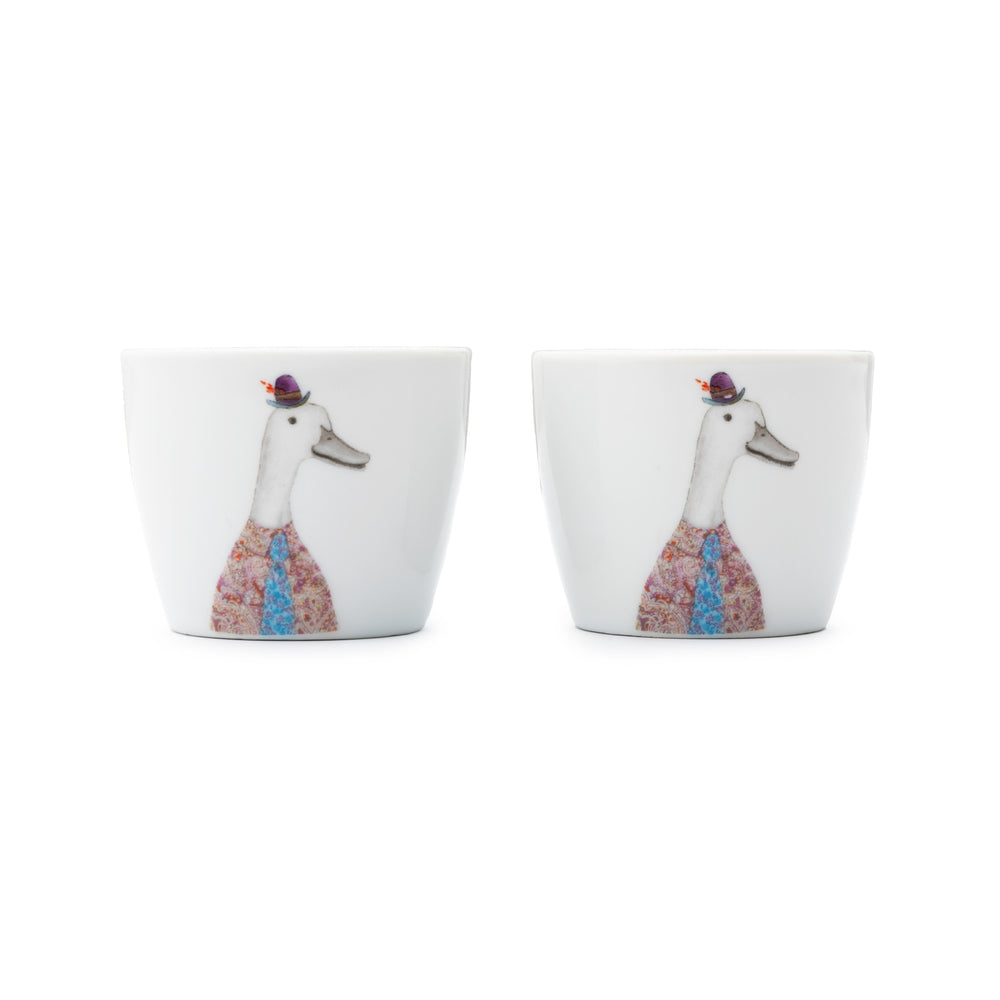 Mikasa Tipperleyhill Porcelain Duck Egg Cups Set of 2, Dia 5 x Height 4CM image 1