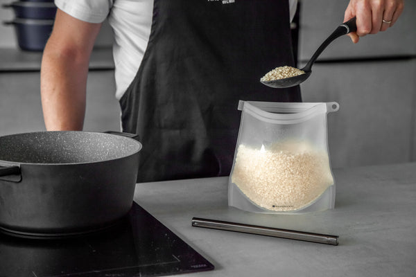 MasterClass 1.5-Litre Reusable Food Bag with Leakproof and Airtight Seal, BPA-Free Silicone image 7