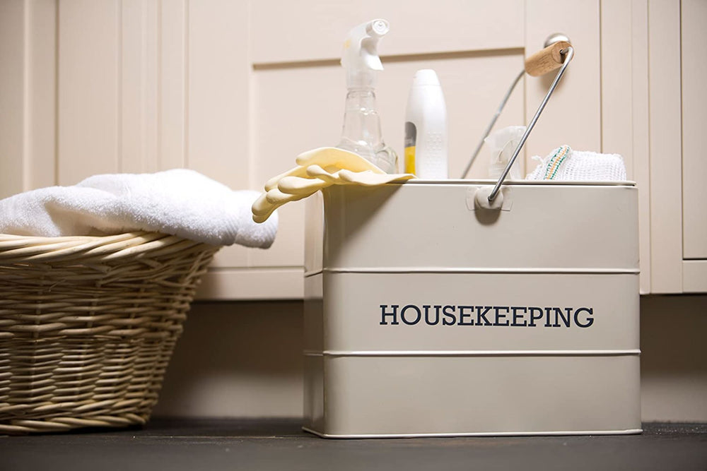 Living Nostalgia Antique Cream Housekeeping Box