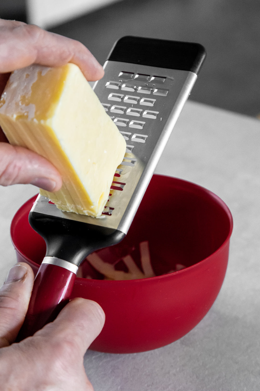 KitchenAid Etched Cheese Grater - Empire Red