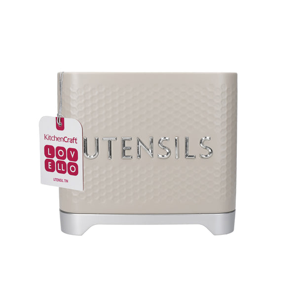 KitchenCraft Lovello Textured Latte Cream Utensil Holder image 4