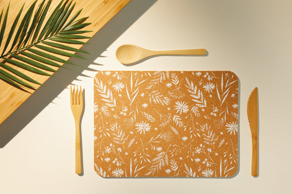 Natural Elements Set of 4 Biodegradable Cork Coasters, 12 x 12cm image 7