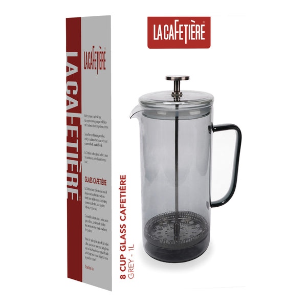 La Cafetière Colour Smoke Grey 8 Cup Cafetière image 3