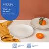 Mikasa Chalk Porcelain Side Plates, Set of 4, 21cm, White
