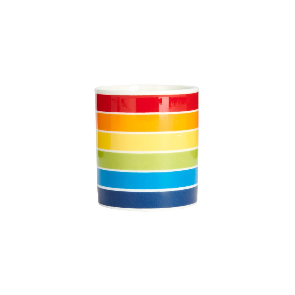 Set of 6 KitchenCraft 80ml Porcelain Rainbow Espresso Cups