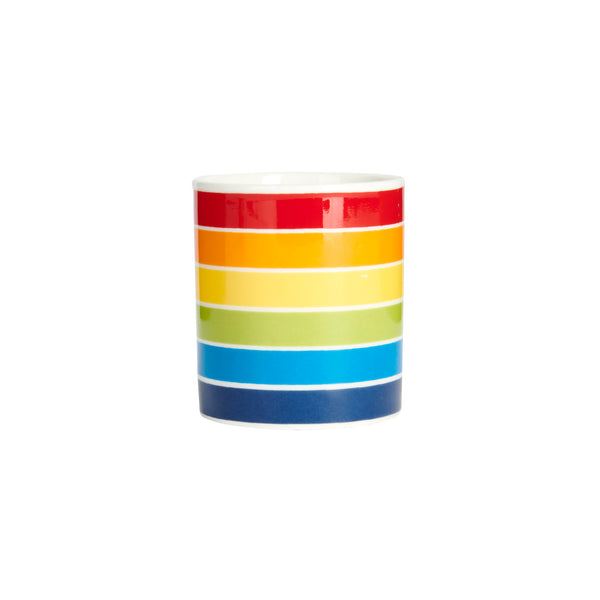 Set of 6 KitchenCraft 80ml Porcelain Rainbow Espresso Cups image 2