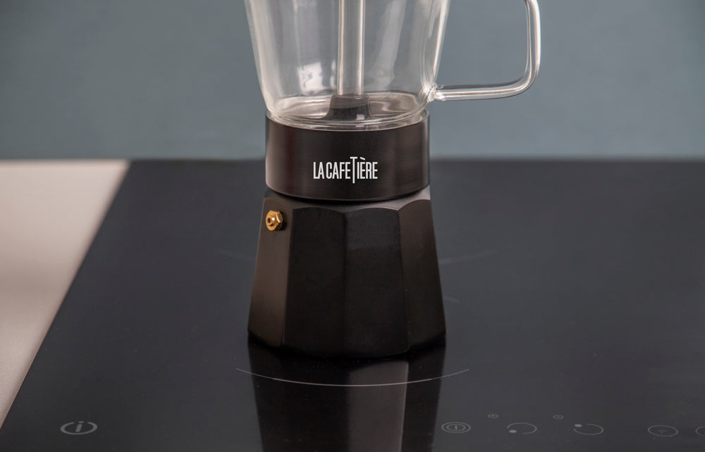 La Cafetière Verona Glass Espresso Maker - 6 Cup, Black