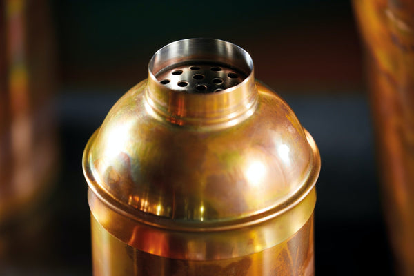 BarCraft Stainless Steel Iridescent Copper-Finish Cocktail Shaker with Built In Strainer image 2