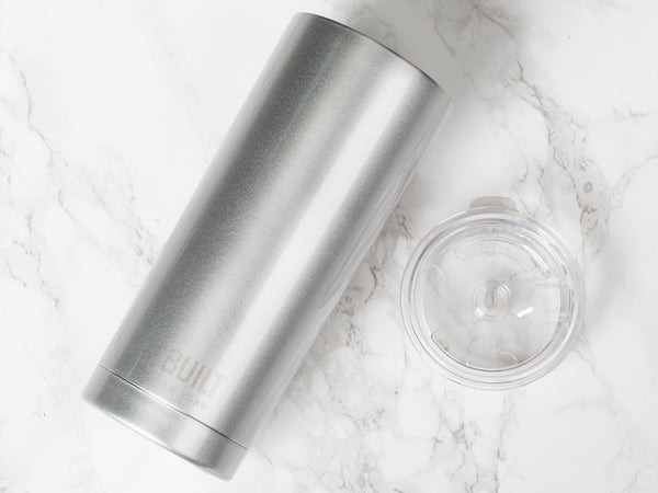 Built 590ml Double Walled Stainless Steel Travel Mug Silver image 2