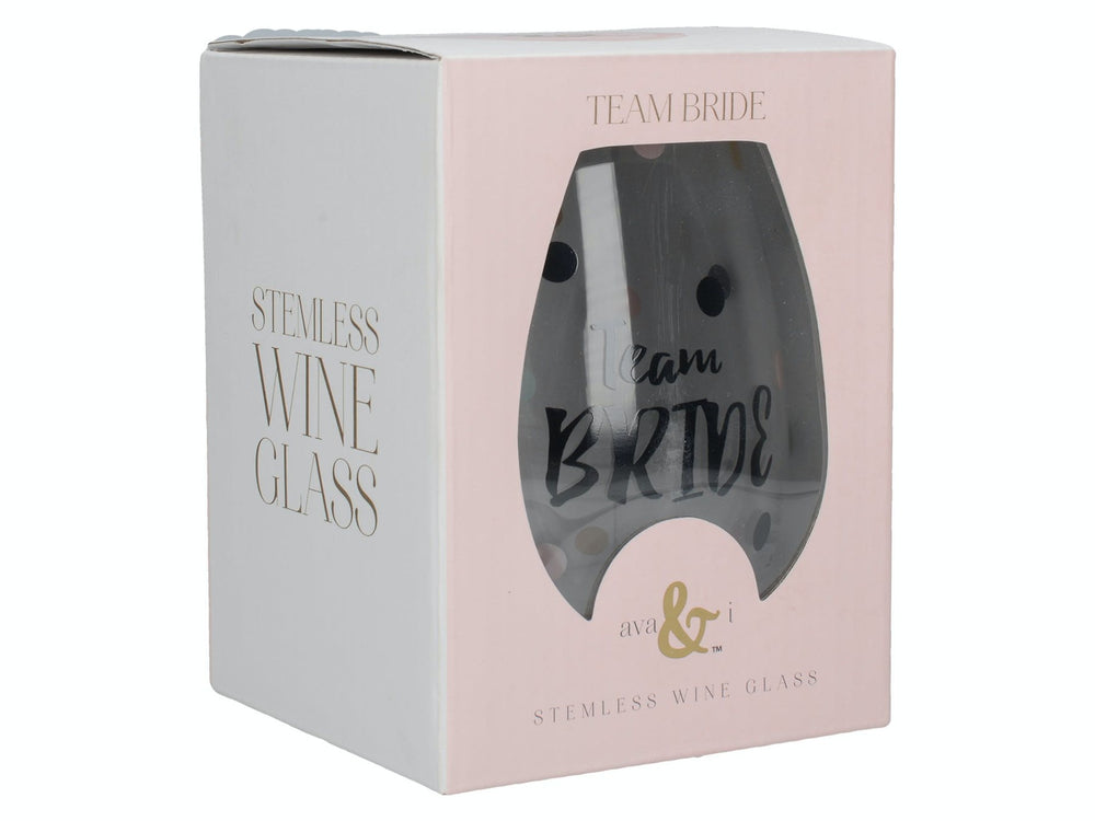 Creative Tops Ava & I Team Bride Stemless Wine Glass