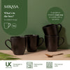 Mikasa Jardin Midnight Stoneware Mugs, Set of 4, 420ml, Black image 8