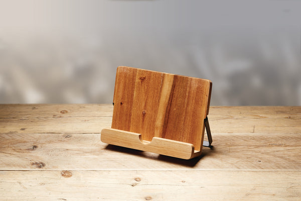 Natural Elements Acacia Wood Cookbook / Tablet Stand image 7