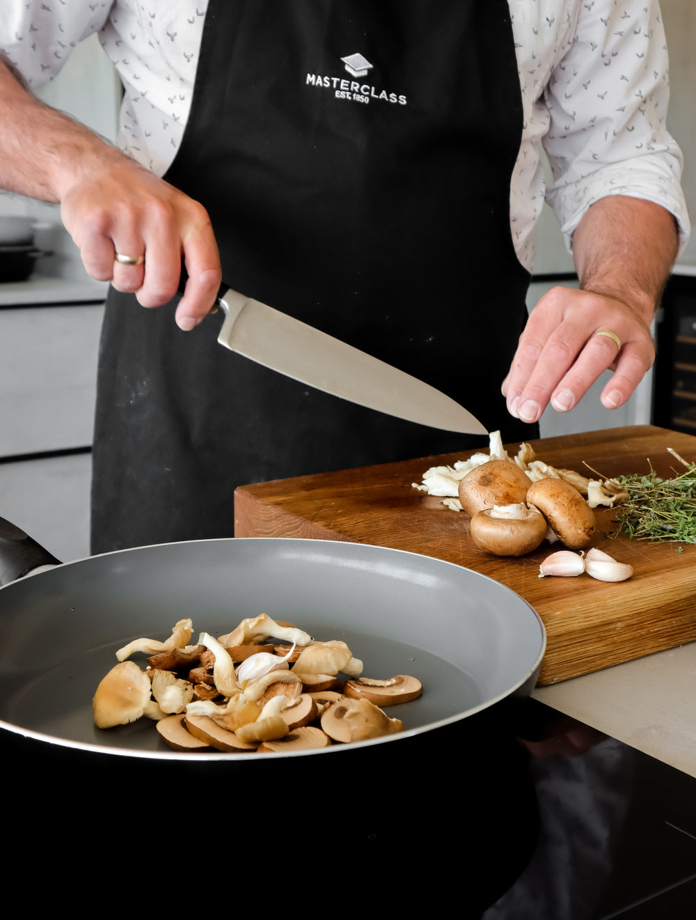 MasterClass Can-to-Pan 30cm Ceramic Non-Stick Frying Pan, Recycled Aluminium