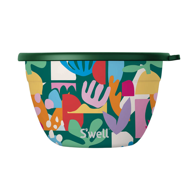 S'well Paper Cutouts Salad Bowl Kit, 1.9L image 2