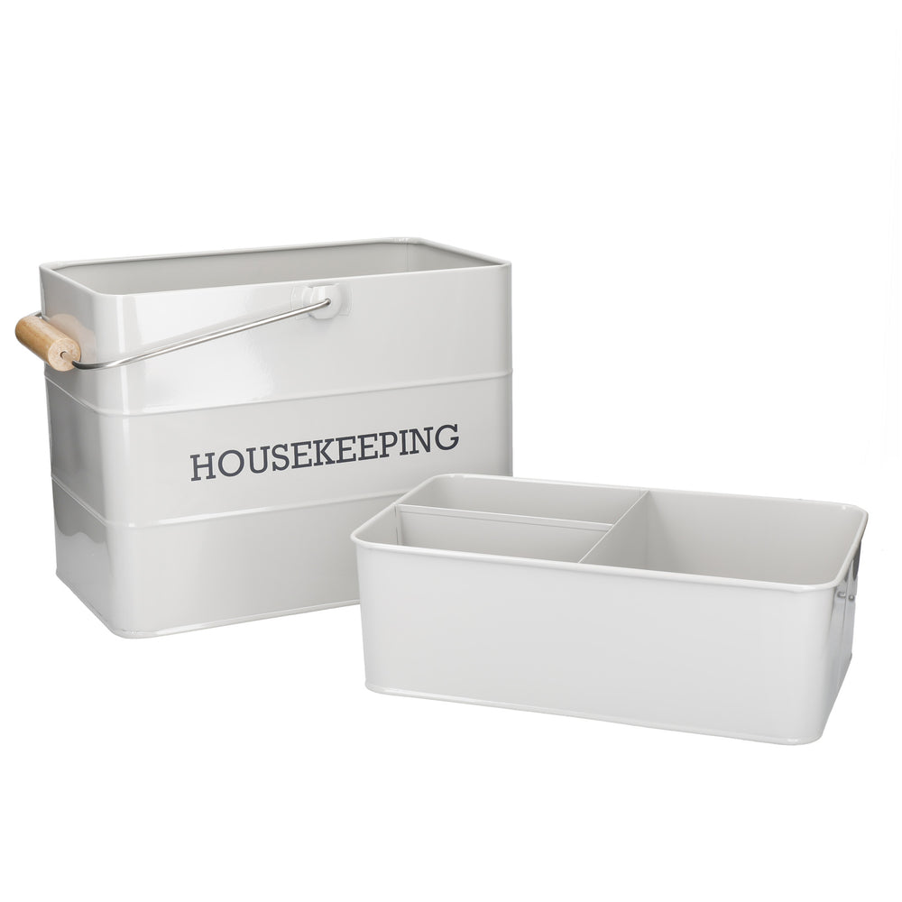 Living Nostalgia French Grey Housekeeping Tin
