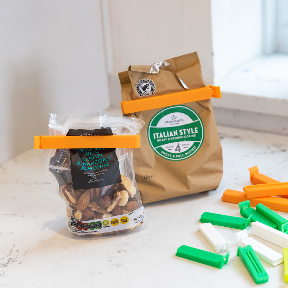 KitchenCraft Pack of Twenty Assorted Sized Bag Clips