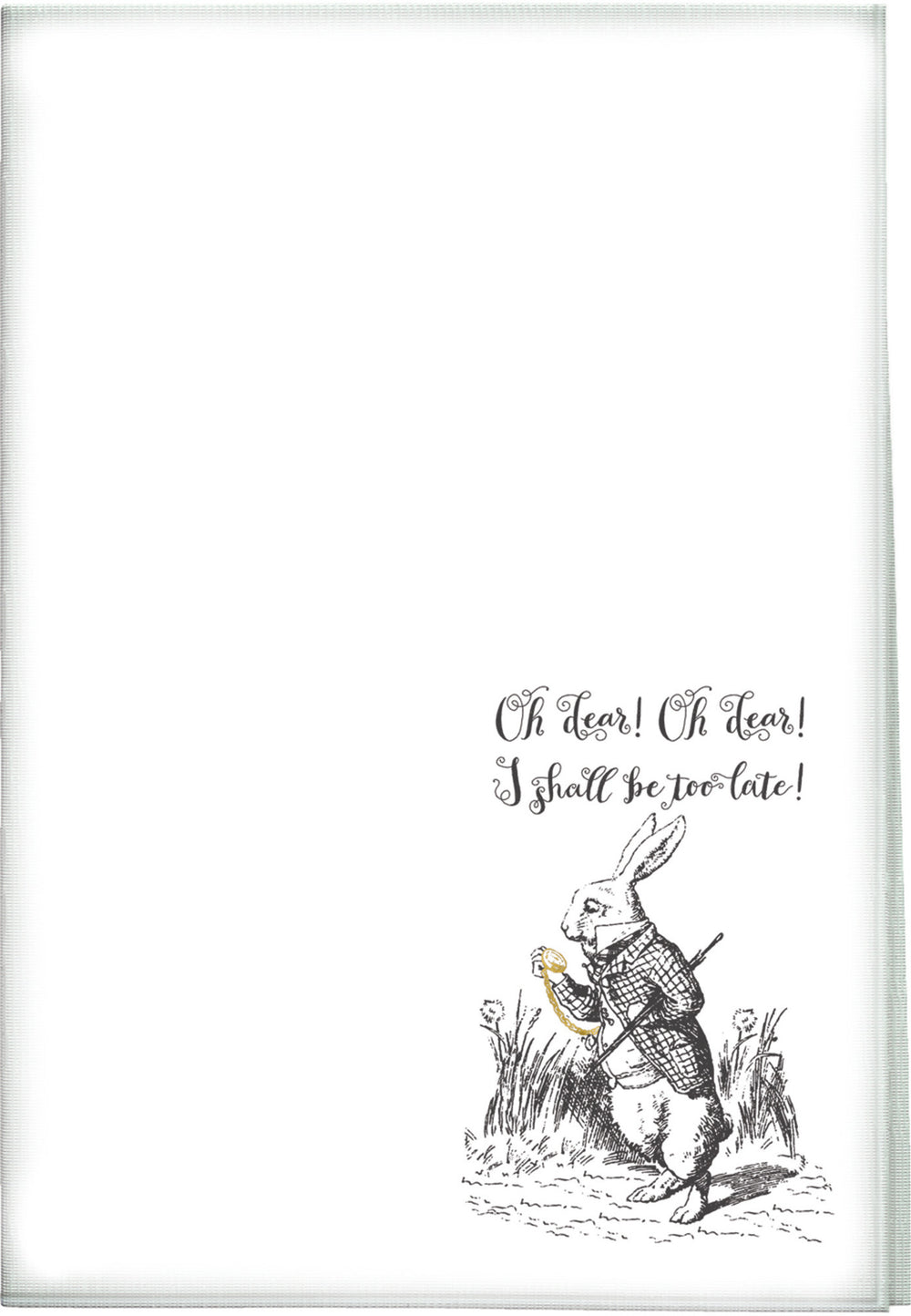 Victoria And Albert Alice In Wonderland Set of 2 Tea Towels