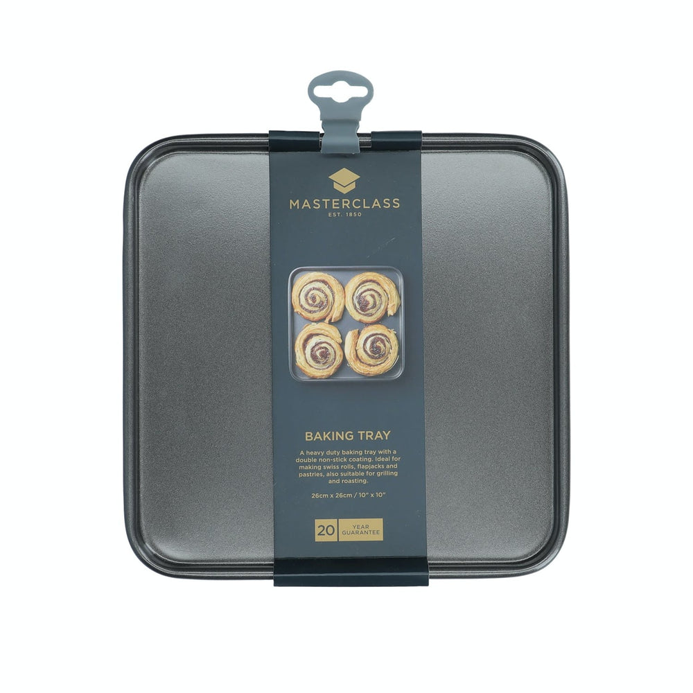MasterClass Non-Stick Square Baking Tray, 26cm