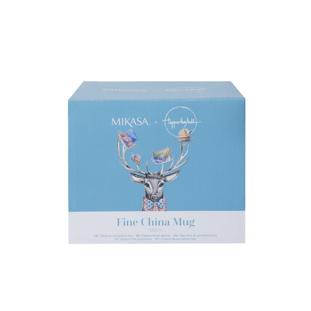 Mikasa Tipperleyhill Stag Print Fine China Mug, 380ml