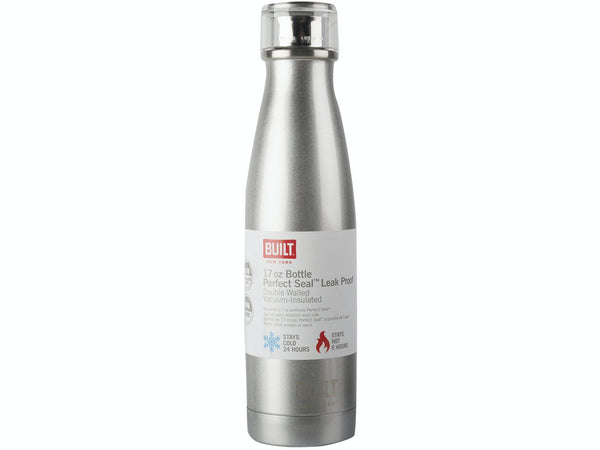 Built 500 ml Double Walled Stainless Steel Water Bottle Silver image 3