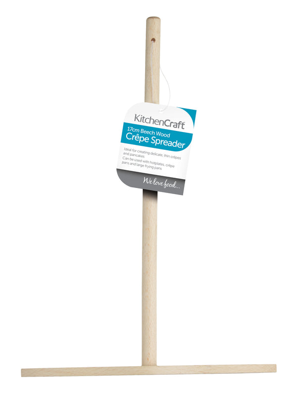 KitchenCraft Beechwood Crêpe Spreader image 2
