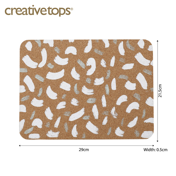 Creative Tops Printed Cork Placemats, Set of 4, Terrazzo Design, 29 x 21.5 cm image 8