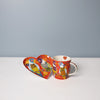 2pc Tiger Tiger Tea Set with 370ml Mug and Heart Plate - Love Hearts image 2