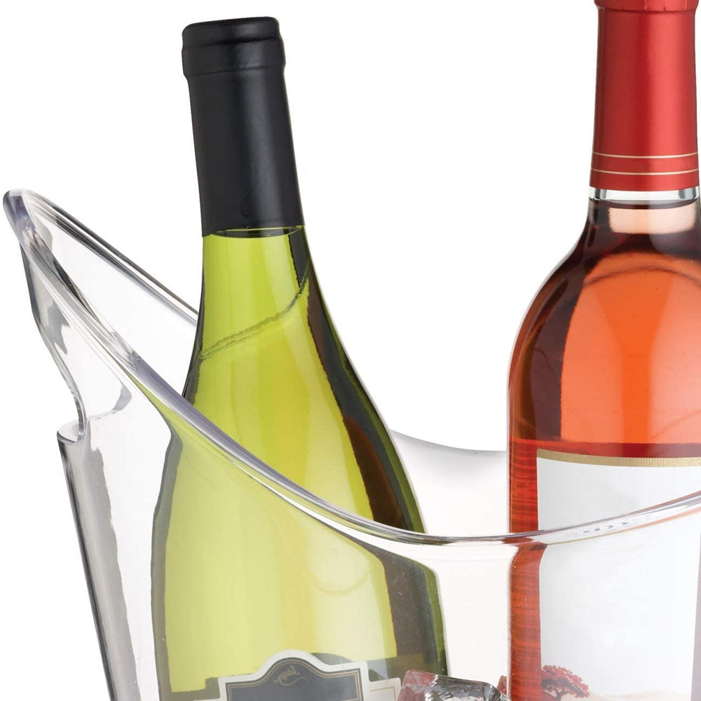 BarCraft Clear Acrylic Drinks Pail / Wine Cooler