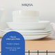 Mikasa Chalk Porcelain Oval Pie Dish, 18cm, White