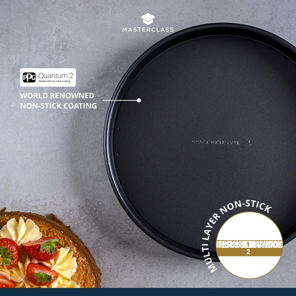 MasterClass Non-Stick Loose Base Sandwich Pan, 18cm