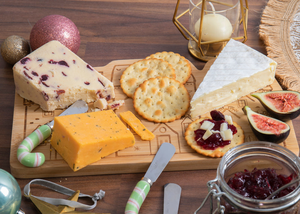KitchenCraft The Nutcracker Collection Bamboo Cheese Serving Set