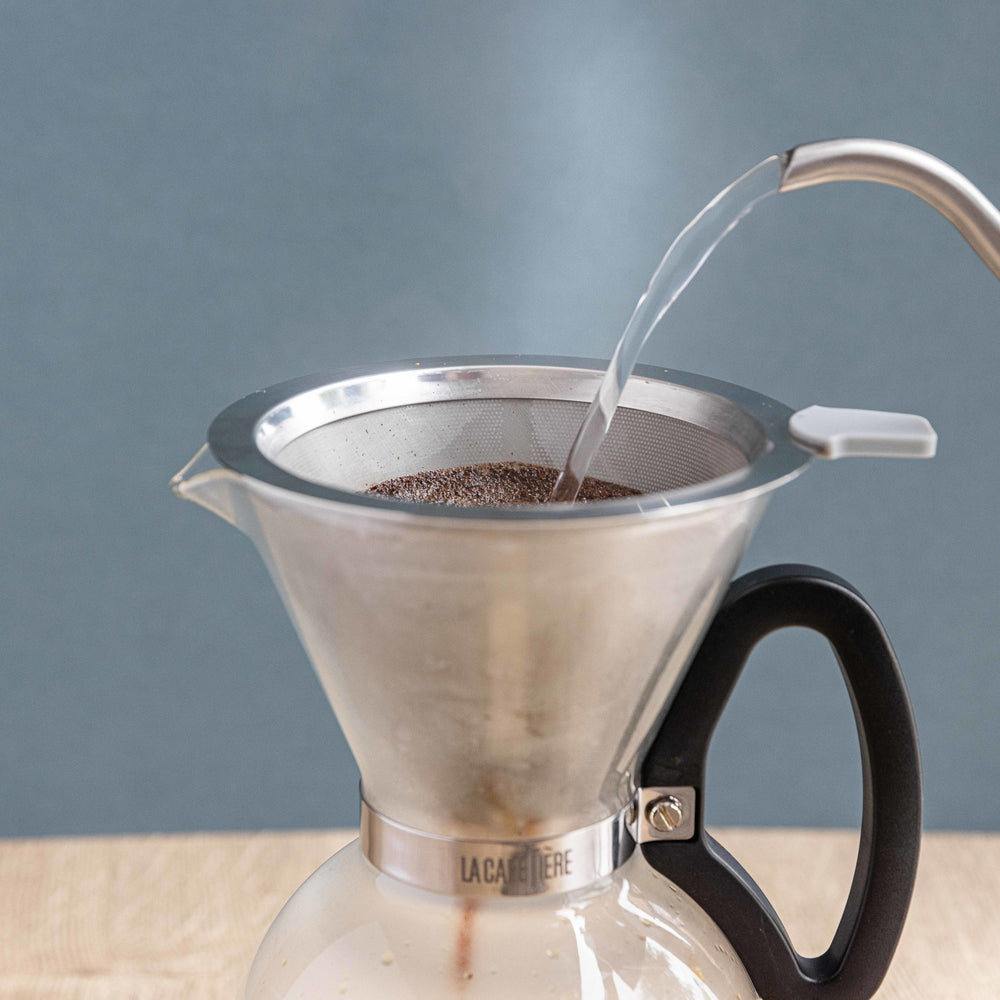 La Cafetière 8 Cup Pour Over Coffee Maker with Reusable Filter