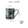 Mikasa x Sarah Arnett Porcelain Mug with Flamingo Print, 350ml