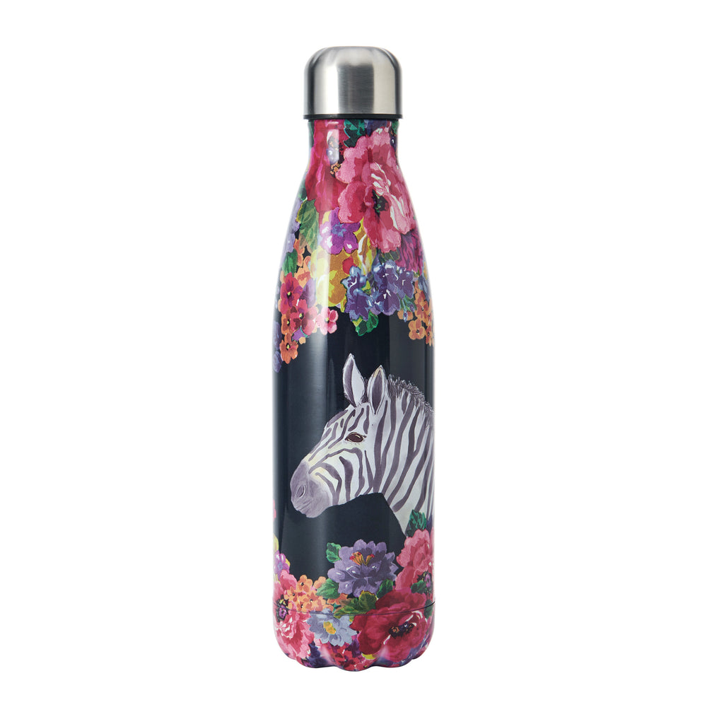 Mikasa Wild at Heart Zebra Water Bottle, 500ml image 1
