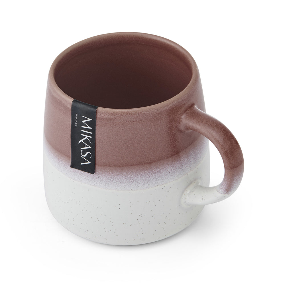 Mikasa Pink Reactive Glaze Mug, 400ML