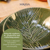Mikasa Jardin Stoneware Pasta Bowls, Set of 4, 20cm, Green image 10