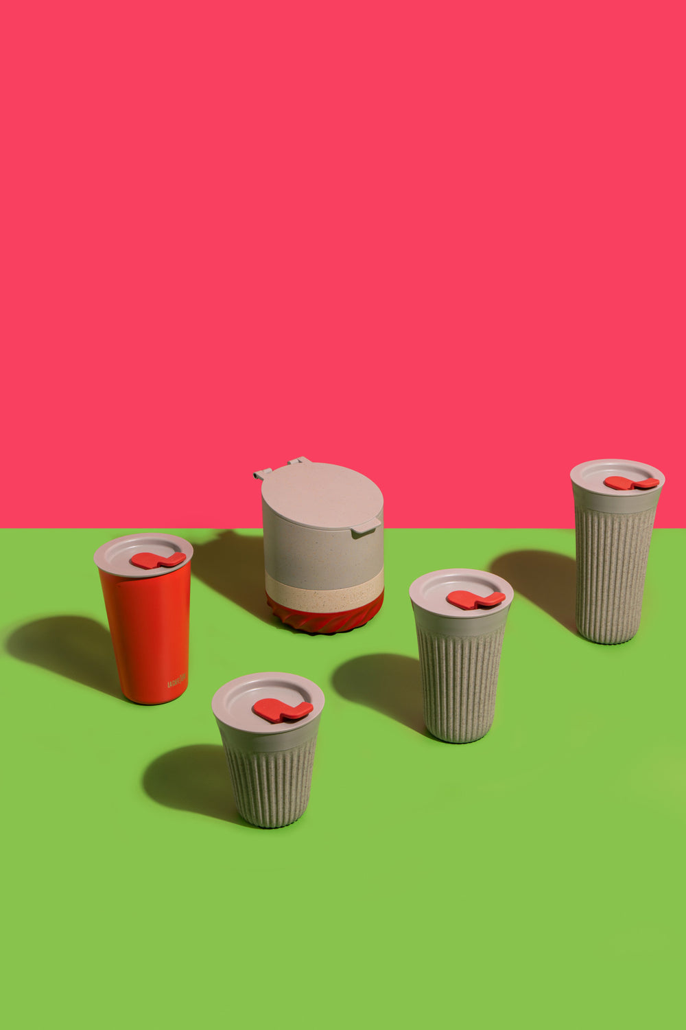 La Cafetière Pavia Travel Flask, 400ml, Red