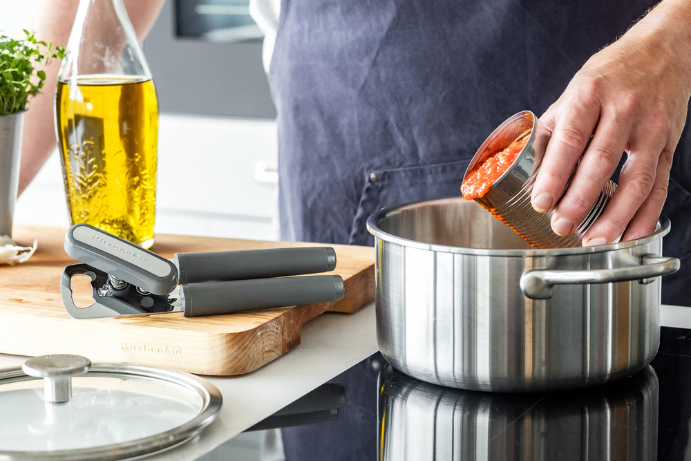 KitchenAid Multi-Purpose Tin Opener, Charcoal Grey
