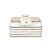Classic Collection Striped Ceramic Butter Dish with Lid