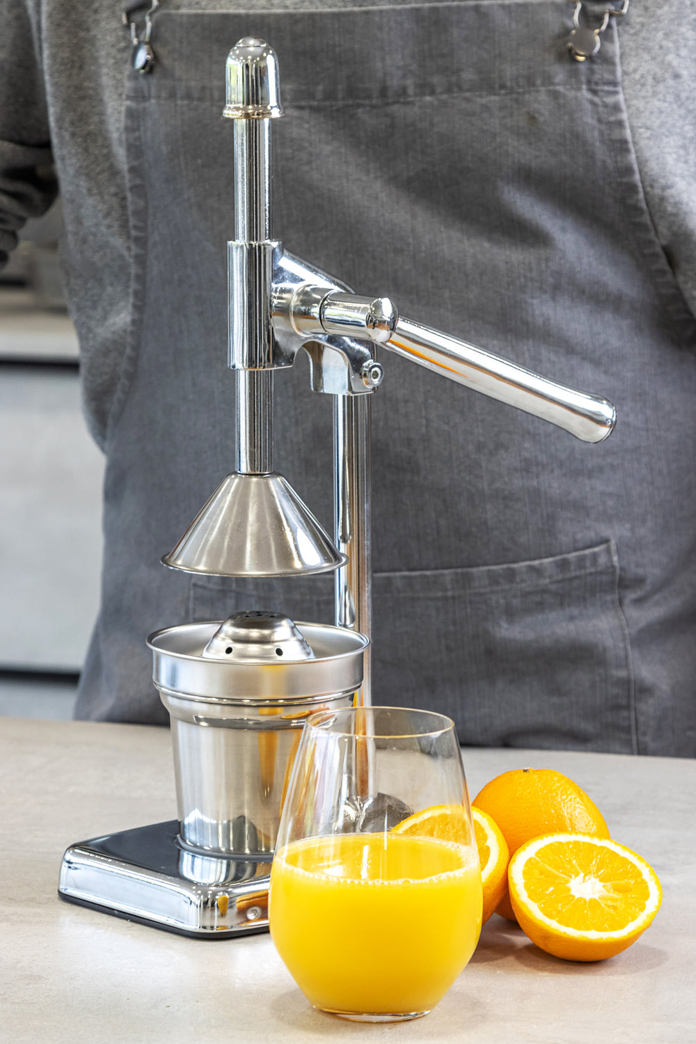 MasterClass Deluxe Chrome Plated Lever-Arm Juicer