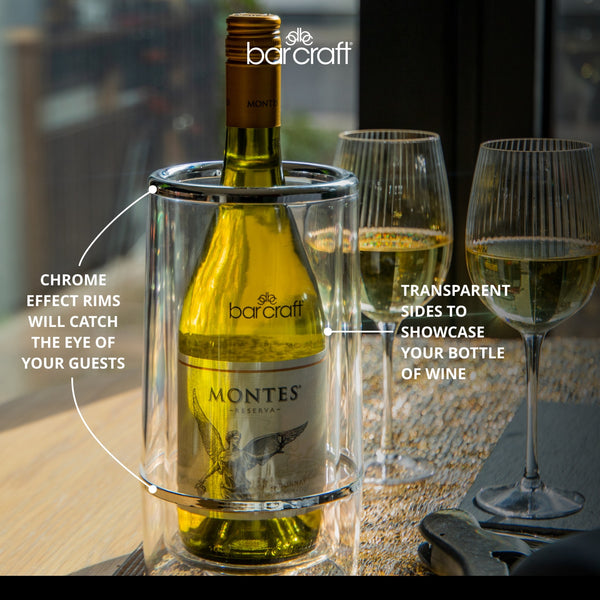BarCraft Acrylic Double Walled Wine Cooler image 10