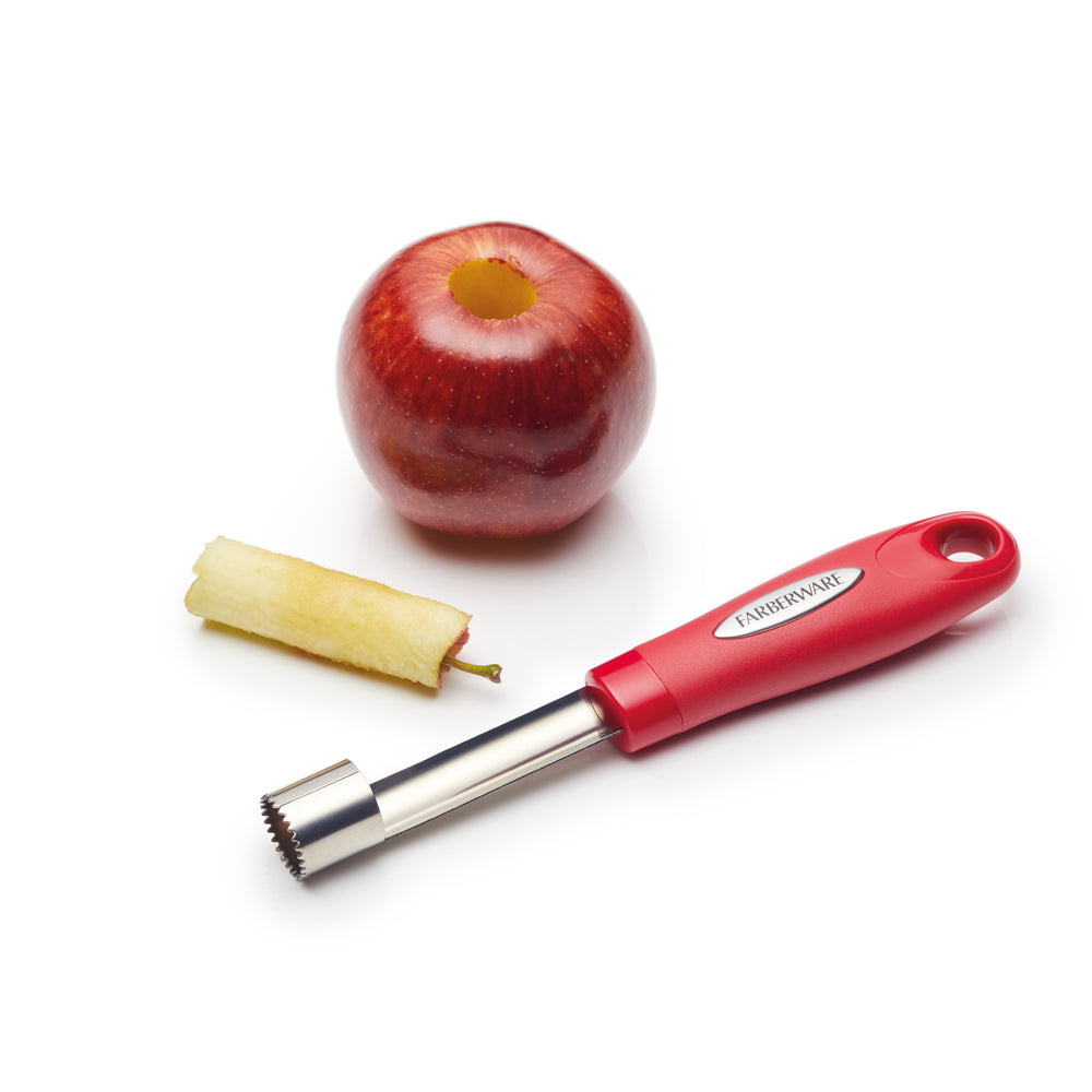 Farberware Fresh Comfort-Grip Apple Corer / Fruit Core Remover, Metal / Plastic, 19 cm (7.5