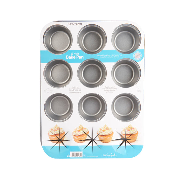 KitchenCraft Non-Stick Twelve Hole Bake Pan image 4