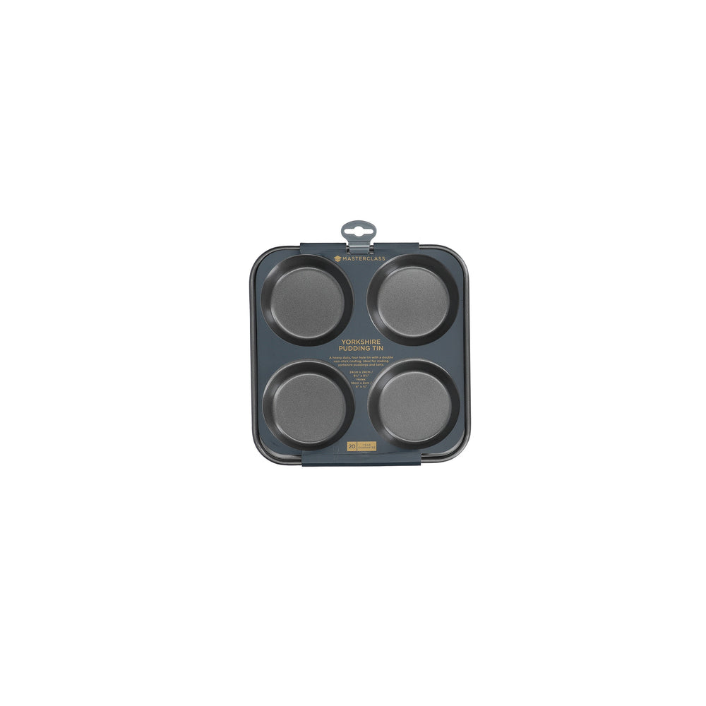 MasterClass Non-Stick 4 Hole Yorkshire Pudding Pan